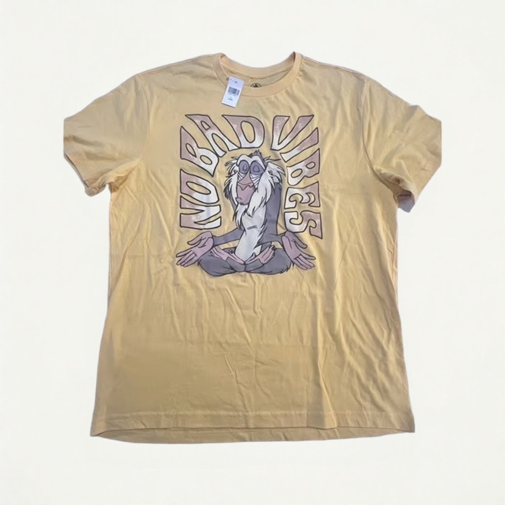 Disney Parks Lion King Rafiki No Bad Vibes T-Shirt